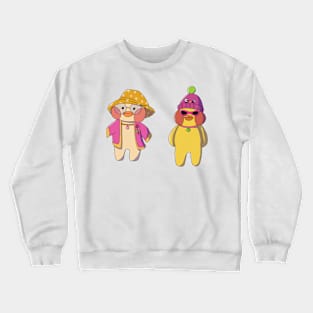 Ducks in cute outfits Crewneck Sweatshirt